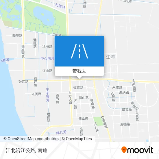 江北沿江公路地图
