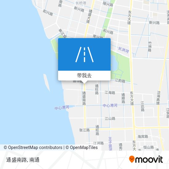 通盛南路地图