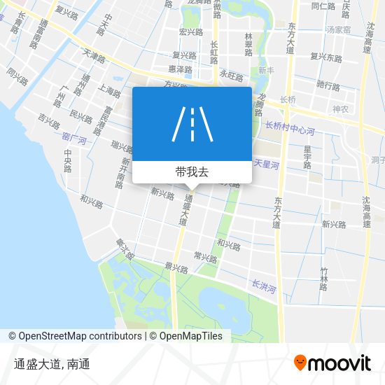 通盛大道地图