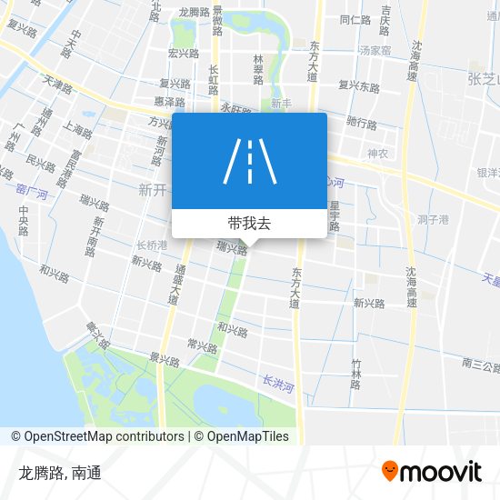 龙腾路地图