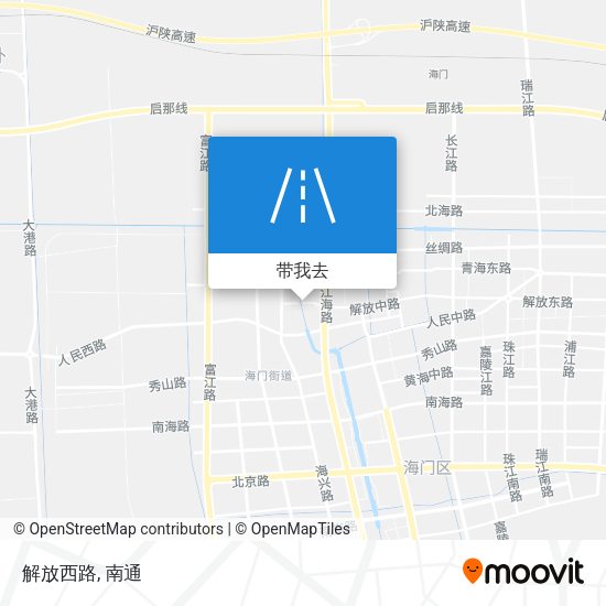 解放西路地图