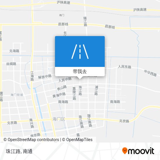 珠江路地图