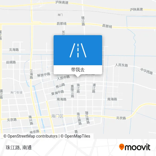 珠江路地图