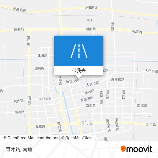 育才路地图
