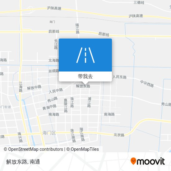 解放东路地图