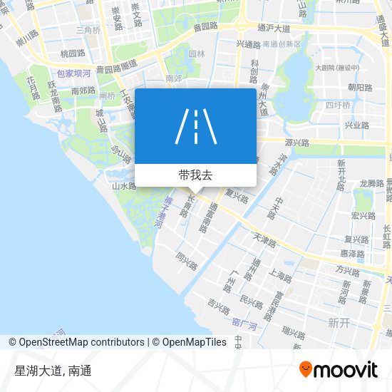 星湖大道地图