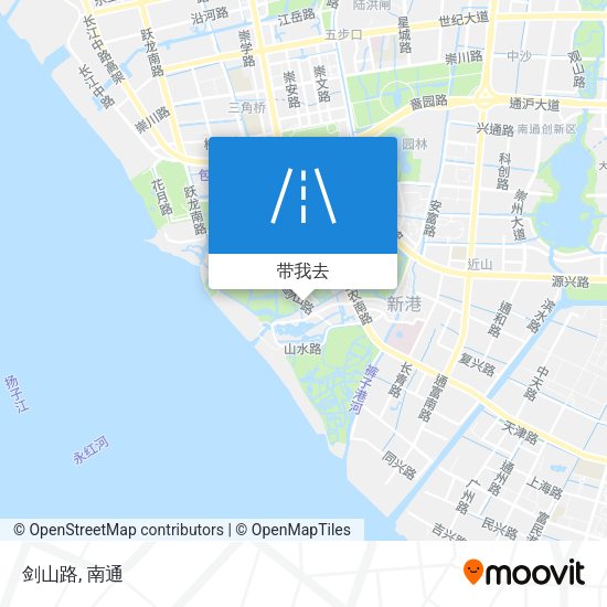 剑山路地图
