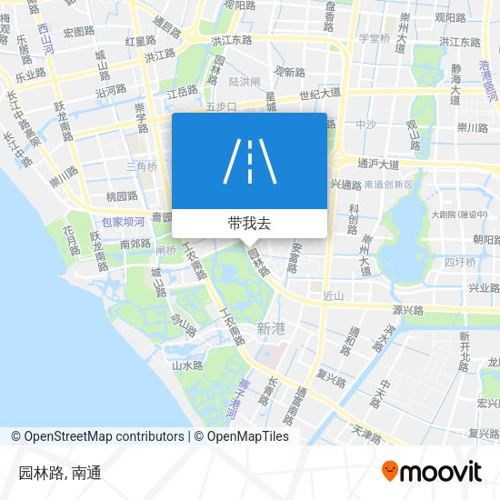 园林路地图