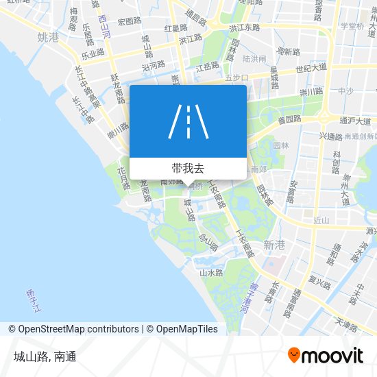 城山路地图