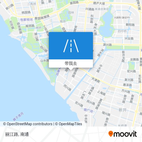 丽江路地图