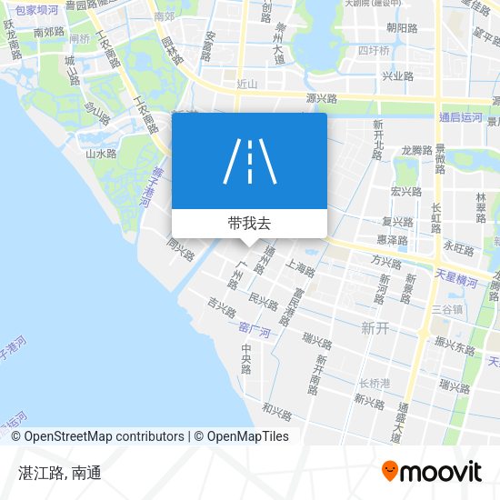 湛江路地图
