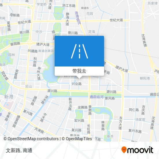 文新路地图