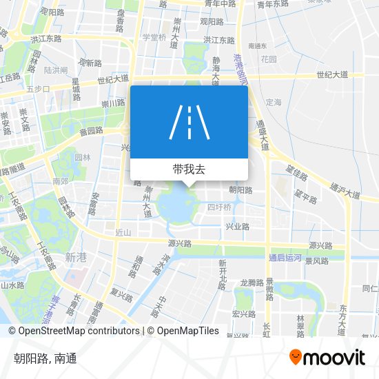 朝阳路地图