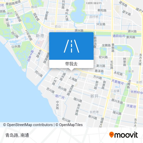 青岛路地图