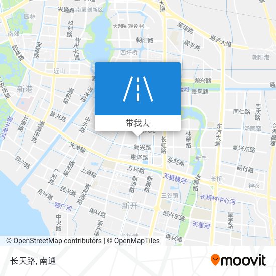 长天路地图