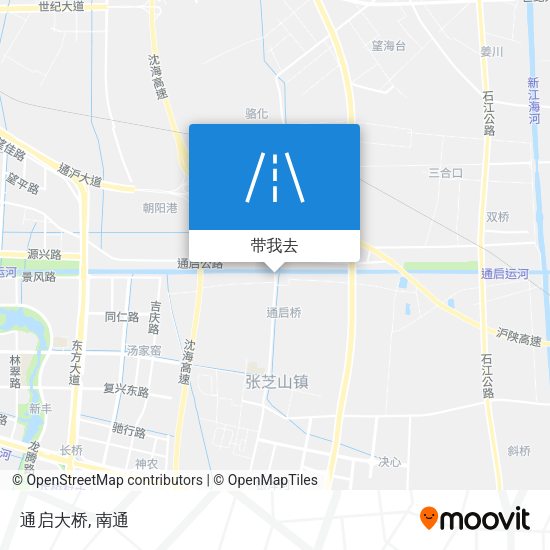 通启大桥地图