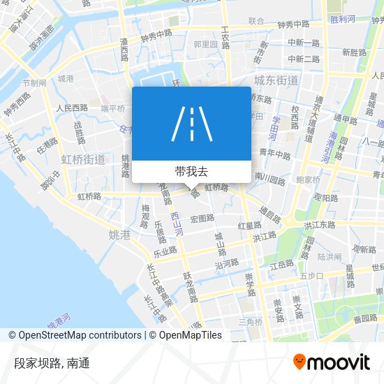 段家坝路地图