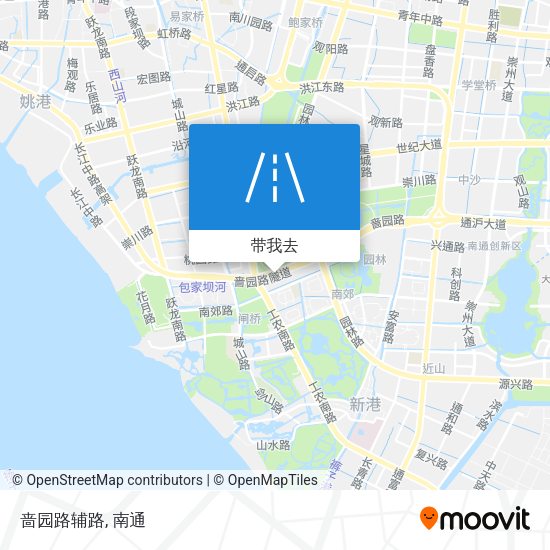 啬园路辅路地图