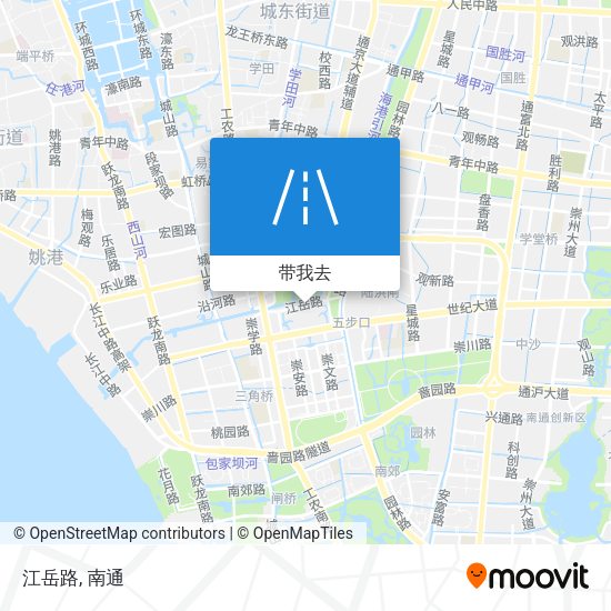 江岳路地图