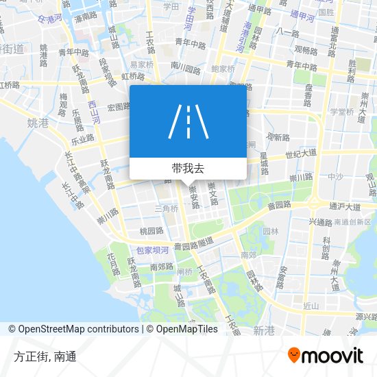 方正街地图