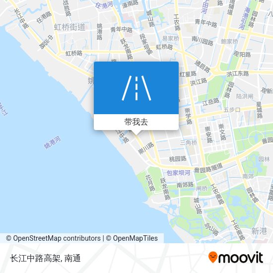 长江中路高架地图