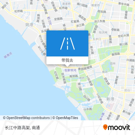 长江中路高架地图