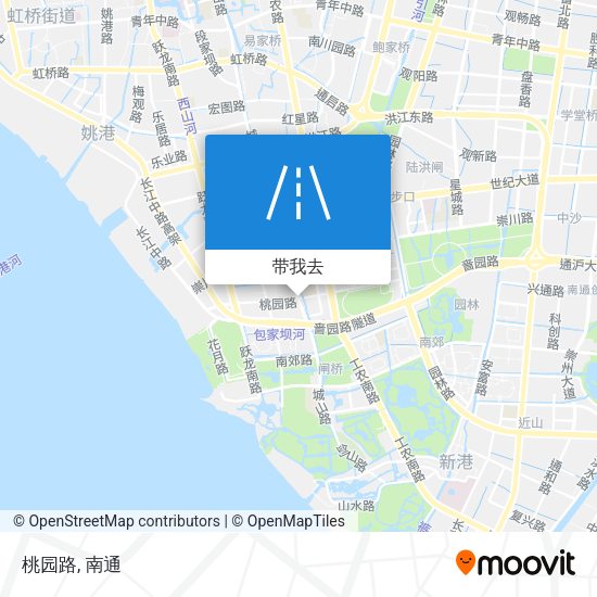 桃园路地图