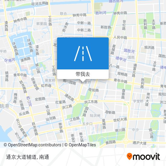 通京大道辅道地图