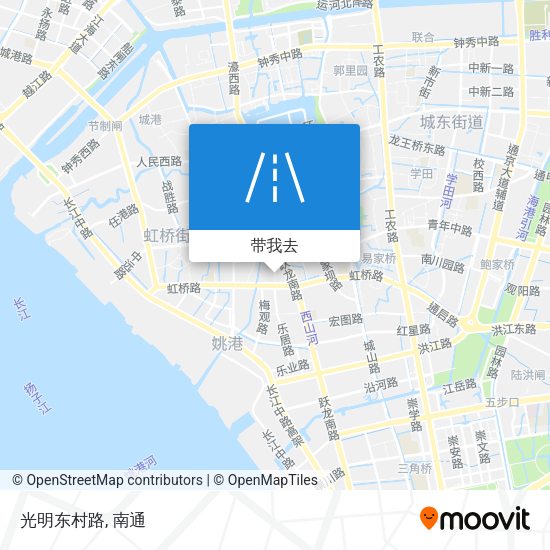光明东村路地图