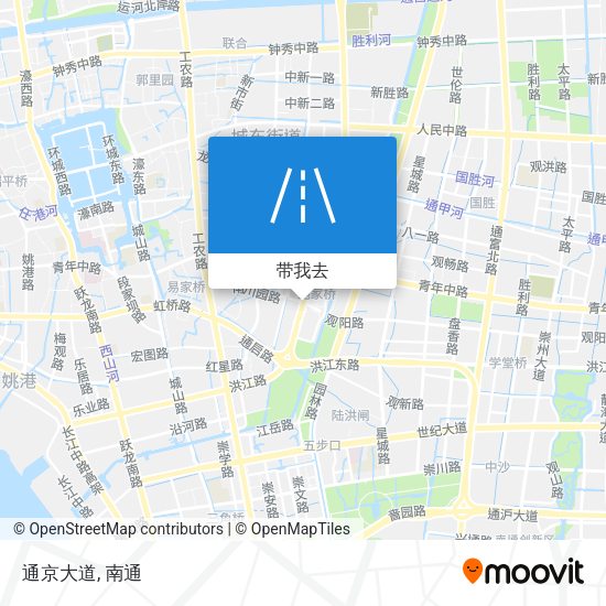 通京大道地图
