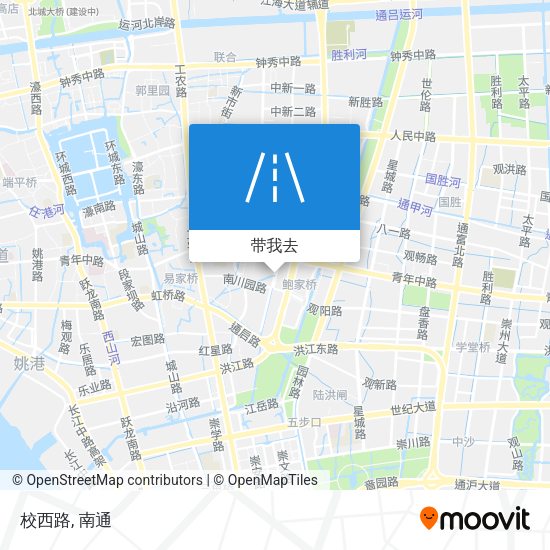 校西路地图