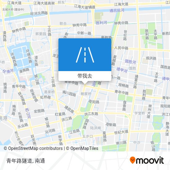青年路隧道地图