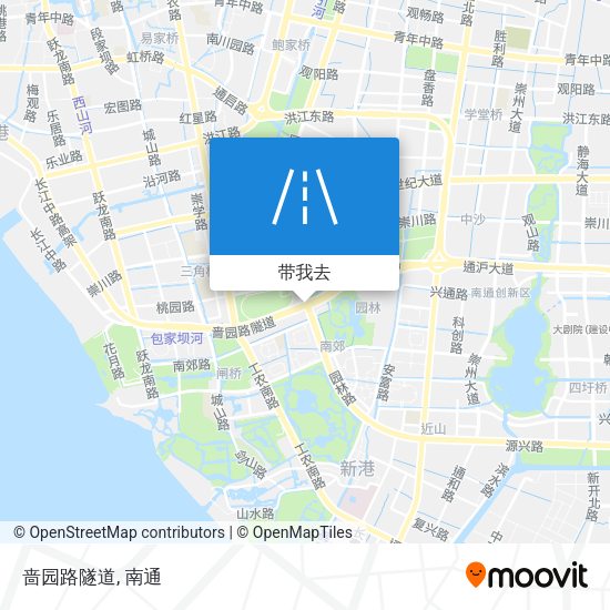 啬园路隧道地图