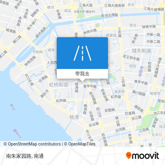 南朱家园路地图