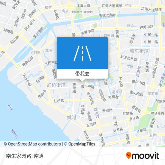 南朱家园路地图