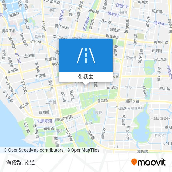 海霞路地图