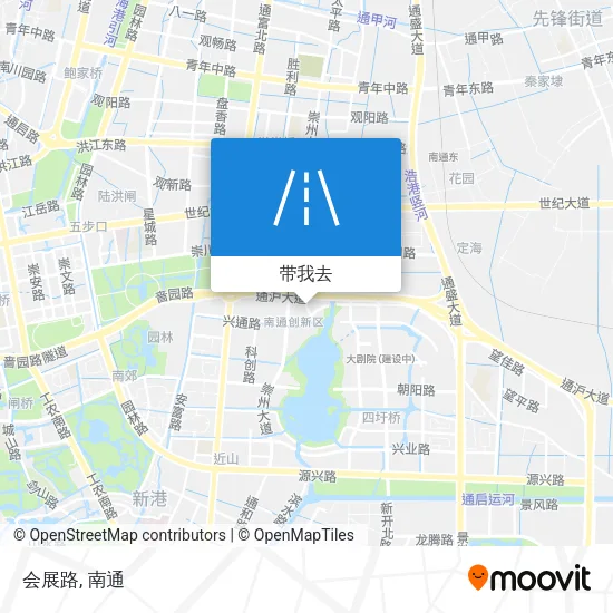 会展路地图