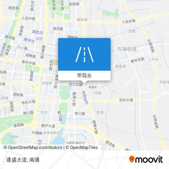 通盛大道地图