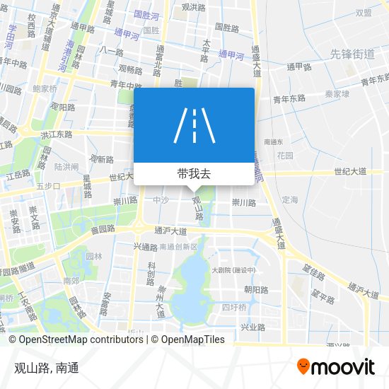 观山路地图