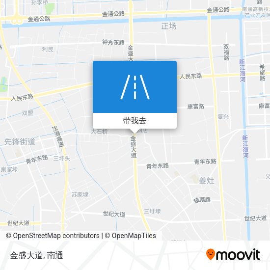 金盛大道地图