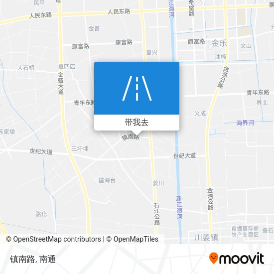 镇南路地图