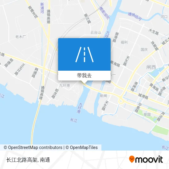 长江北路高架地图