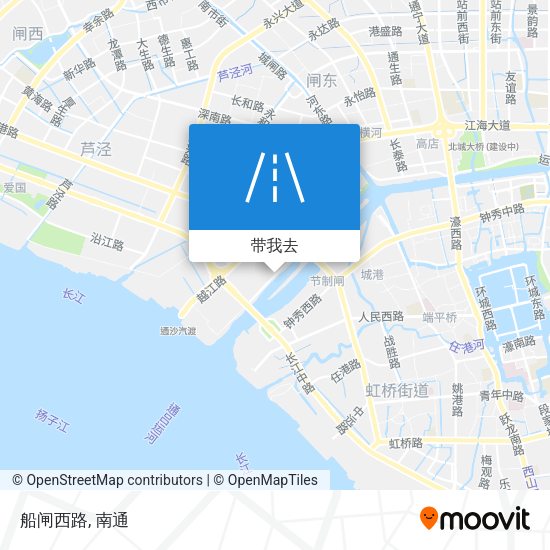 船闸西路地图