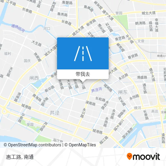 惠工路地图