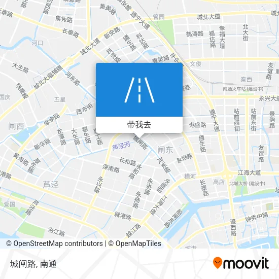 城闸路地图