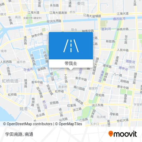 学田南路地图