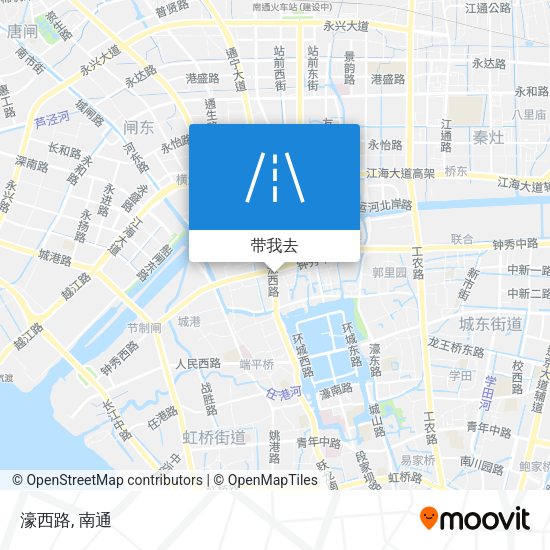 濠西路地图