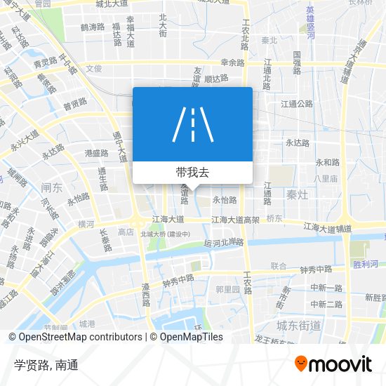 学贤路地图