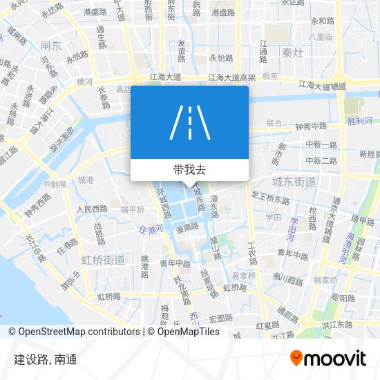 建设路地图