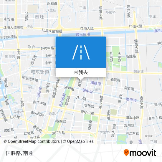 国胜路地图
